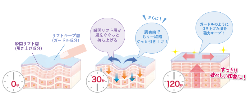 リフトアップ効果の図説