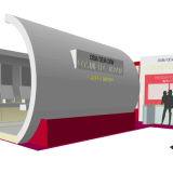 展示会ブースのデザイン図