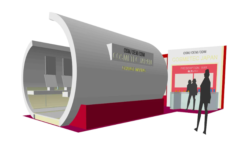 展示会ブースのデザイン図