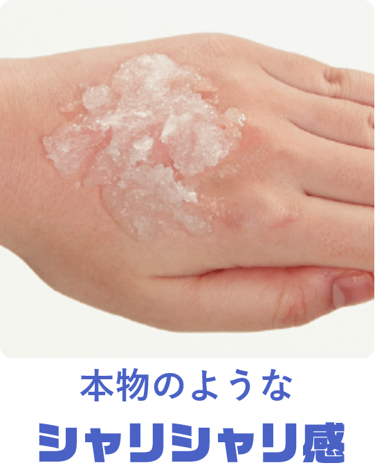 本物のようなシャリシャリ感
